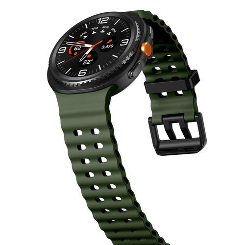 Samsung Galaxy Watch 8 Classic Ocean Armband (Olivgrün)