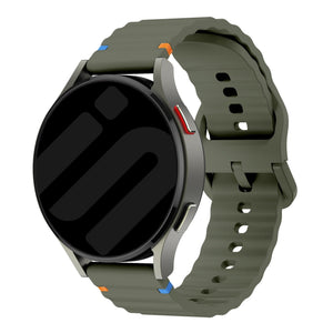 Huawei Watch GT 7 - 46mm Wave Silicone Strap (Army Green)