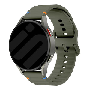 Huawei Watch GT 6 - 46mm Wave Silikonarmband (Armee Grün)