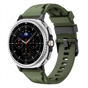 Samsung Galaxy Watch 9 - 44mm Race Silicone Strap (Army Green)