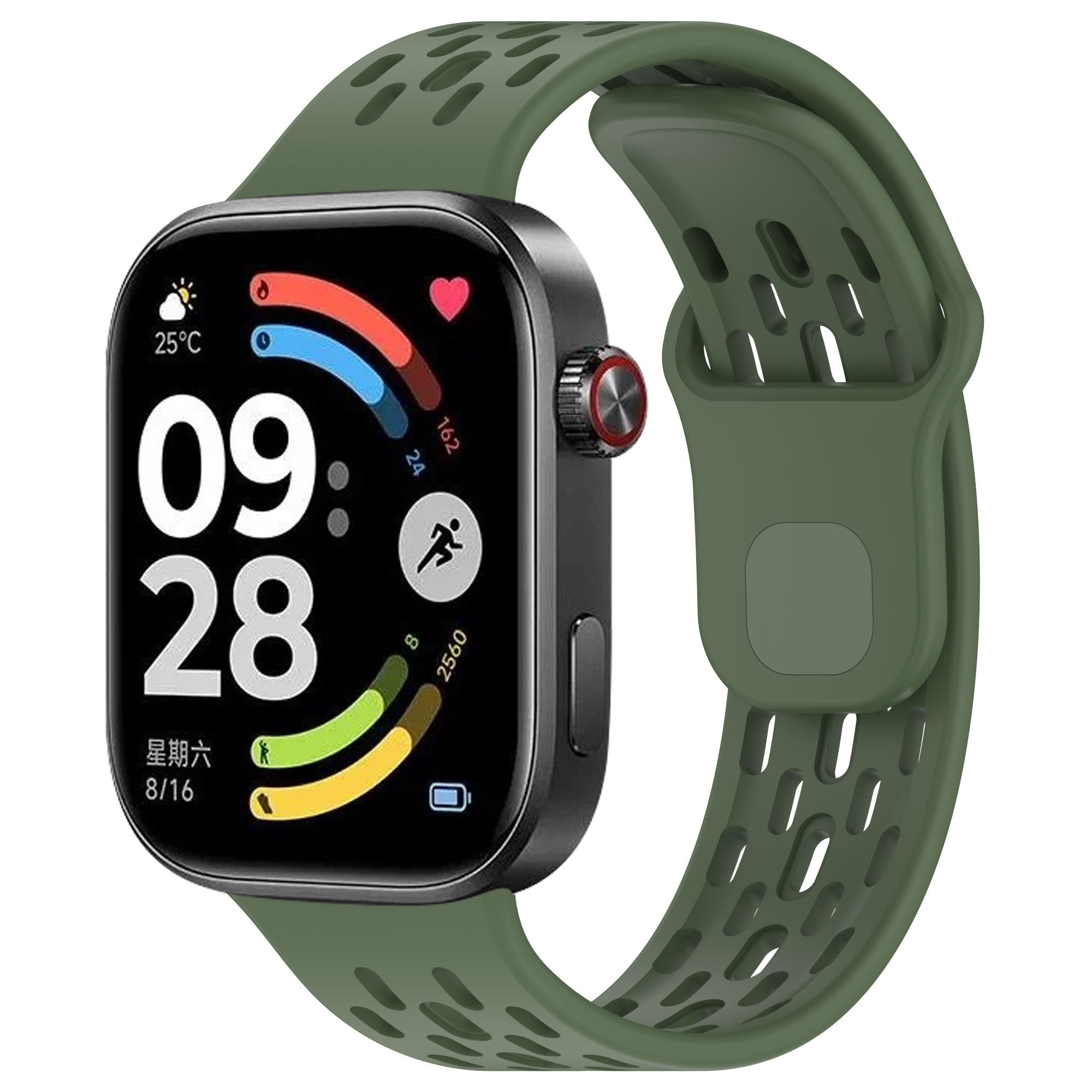 Redmi Watch 4 Air Silikonarmband (Armeegrün)