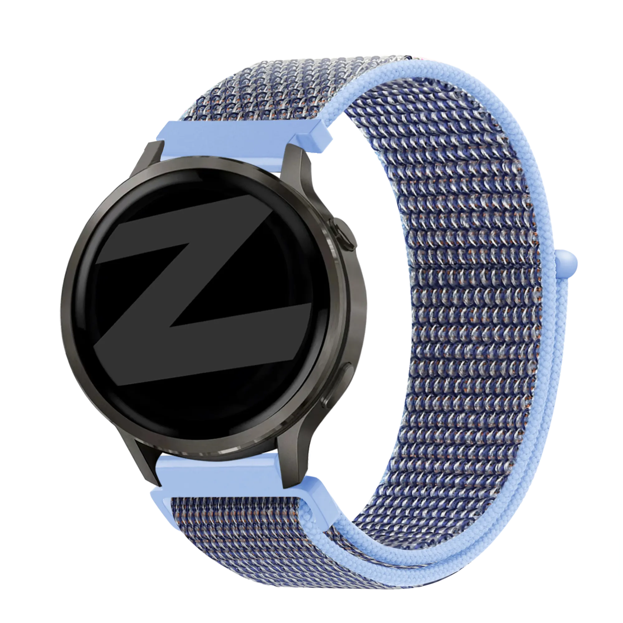 Bandz Garmin Forerunner 170 Nylon Loop Strap (Azure Blue)