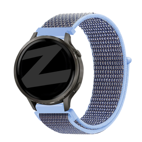 Bandz Garmin Approach J1 Nylon Loop Armband (Azurblau)