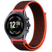 Fossil Gen 6 - 44mm Nylonarmband (Schwarz/Orange)