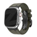 Bandz Apple Watch Ultra Silikonarmband Luxus Liquid (Braun mit Schwarz)