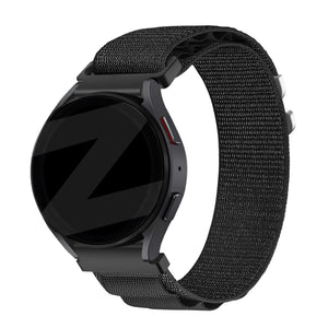 Bandz Fossil Gen 5e - 44 mm Alpine Nylonarmband (schwarz)