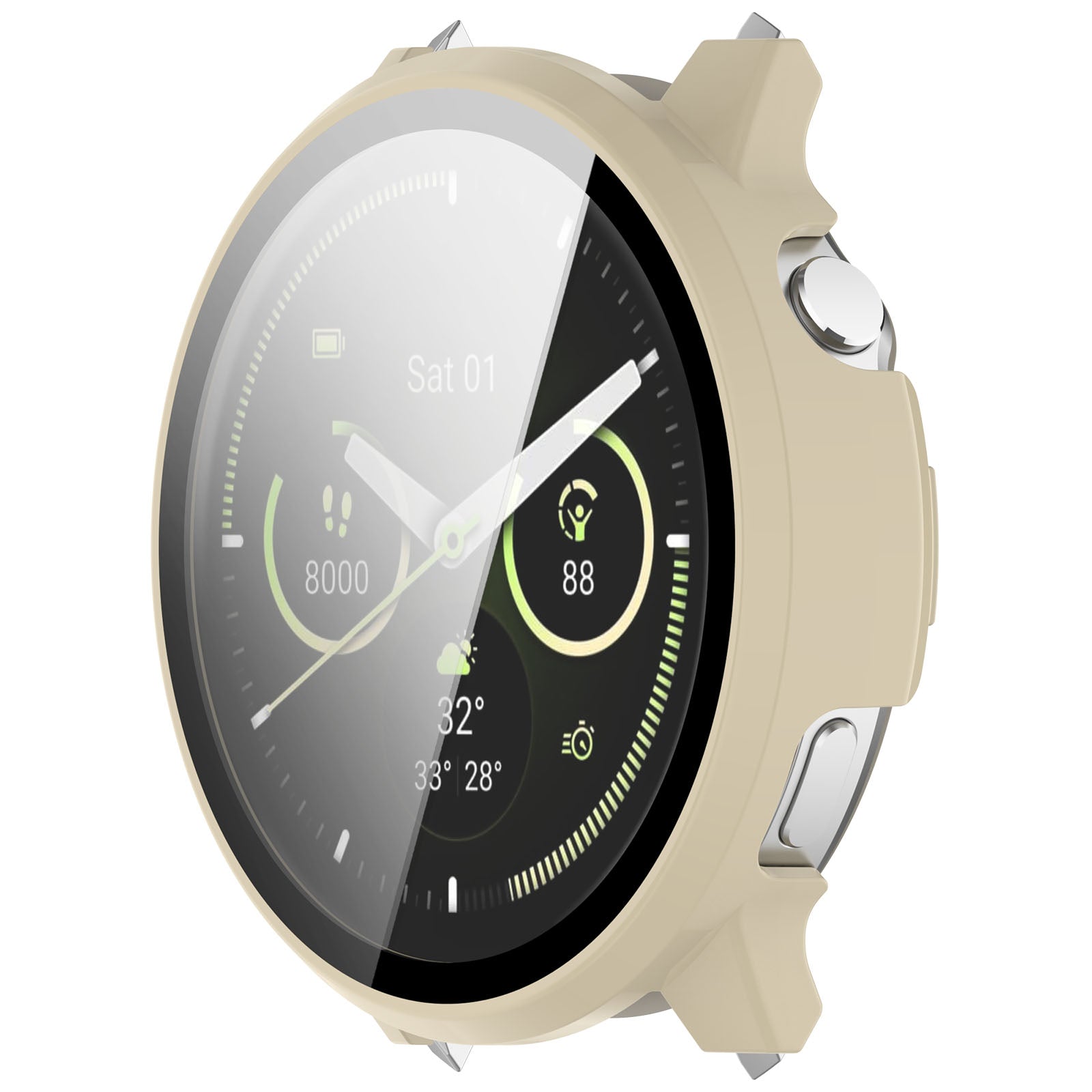 Garmin Venu 4 - 41mm Hard Case mit Glas (Beige)