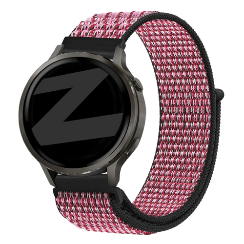 Bandz Garmin Venu SQ Nylon Loop Armband (True Berry)