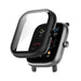 Amazfit Bip U (Pro) PC-Hülle mit Glass (Schwarz)