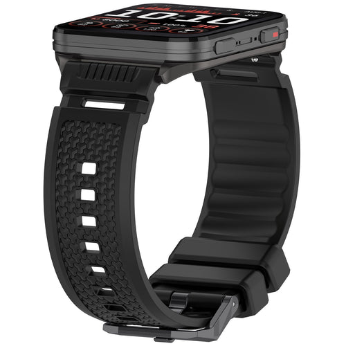 Coros Apex 4 - 46mm Silikonarmband (Schwarz)