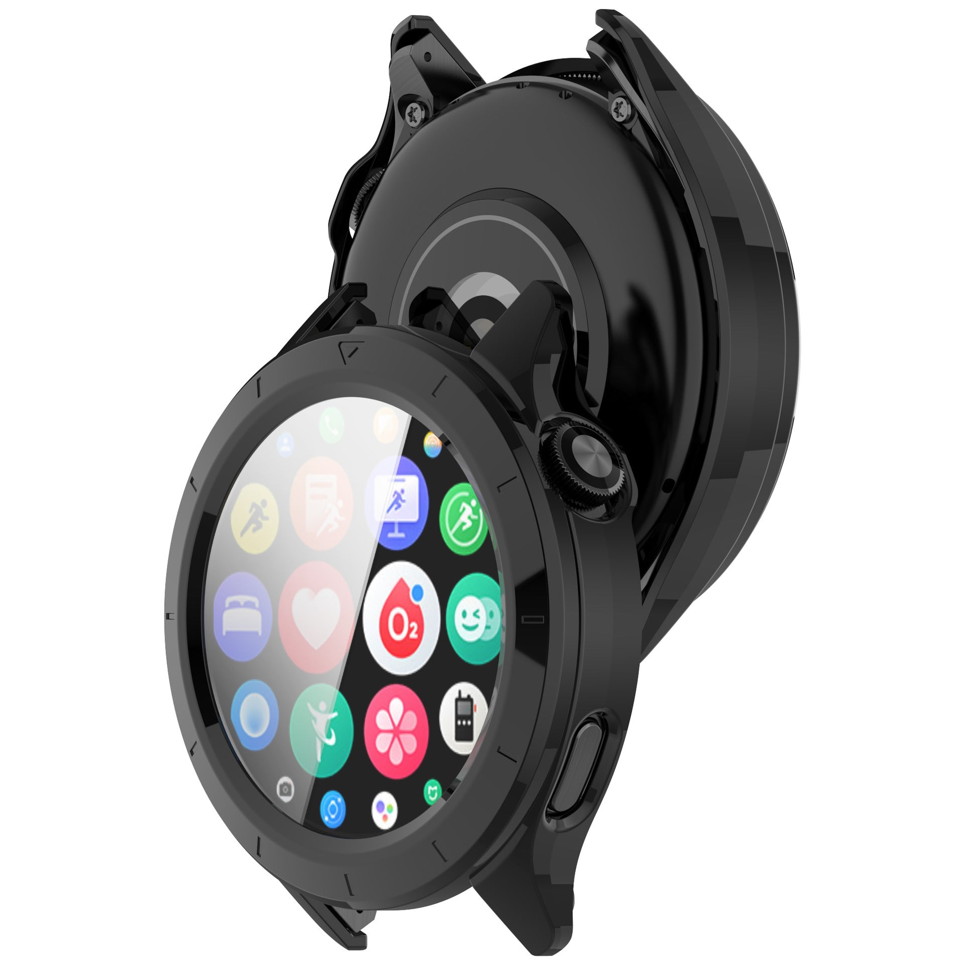 Xiaomi Watch S4 Hard Case mit Glass (schwarz)