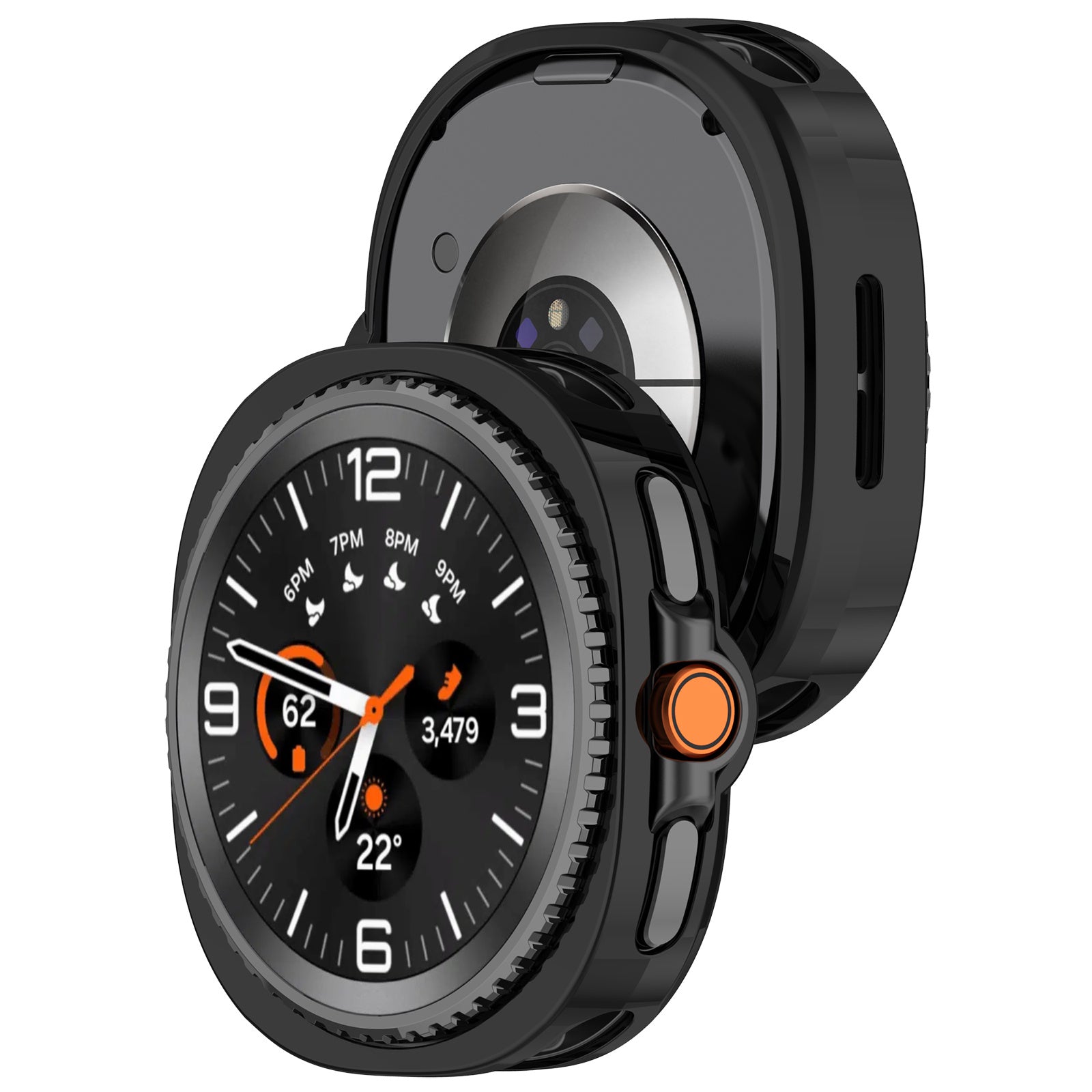 Samsung Galaxy Watch 8 Classic TPU Hülle (Schwarz)
