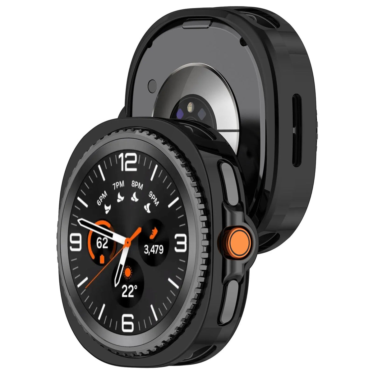 Samsung Galaxy Watch 8 Classic TPU Hülle (Schwarz)