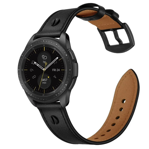 OnePlus Watch 3 Lederarmband mit Schraube (Schwarz)