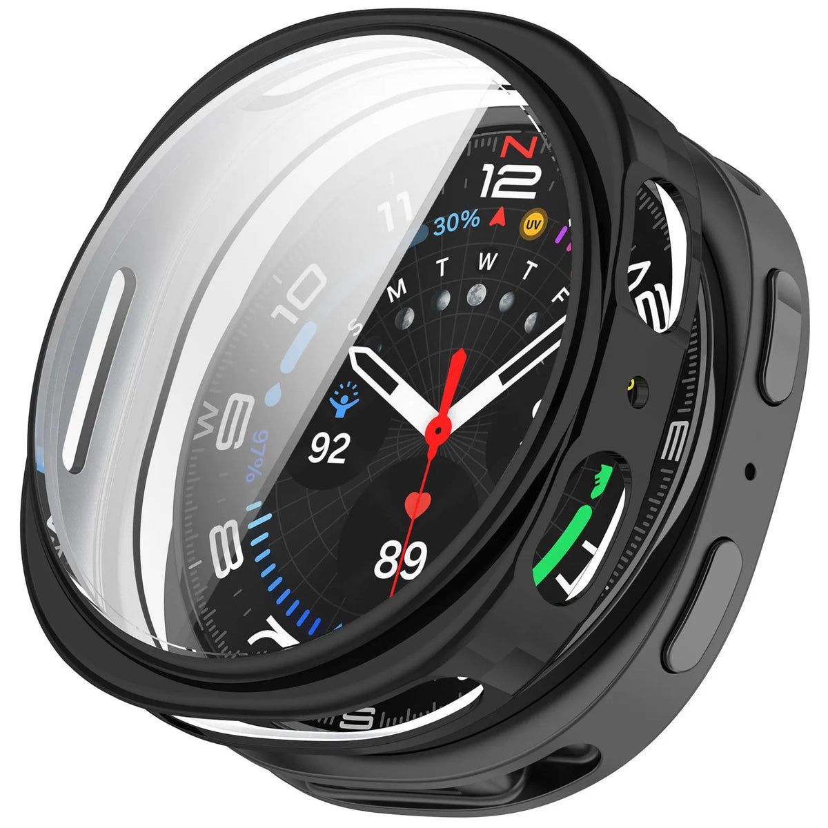 Samsung Galaxy Watch 8 - 40mm / 9 - 40mm TPU Case (Black)