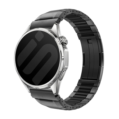 Gard Pro Health Smartwatch 2+ 'One Push' Stahl-Hybridarmband (Schwarz)
