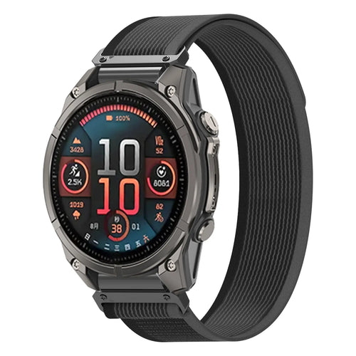 Garmin Quatix 8 Pro - 47mm Premium Trail Loop Armband (Schwarz/Grau)