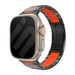Apple Watch Ultra Stahl-Hybridarmband (Schwarz/Orange)