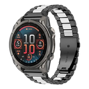 Garmin Quatix 8 Pro - 47mm Premium Steel Strap (Black/Silver)