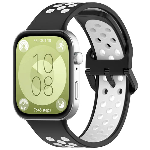 Huawei Watch Fit 5 Sportarmband (Schwarz/Weiß)