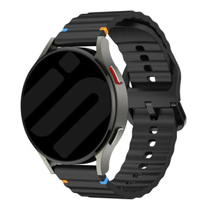 Suunto 9 Peak Wave Silikonarmband (schwarz)