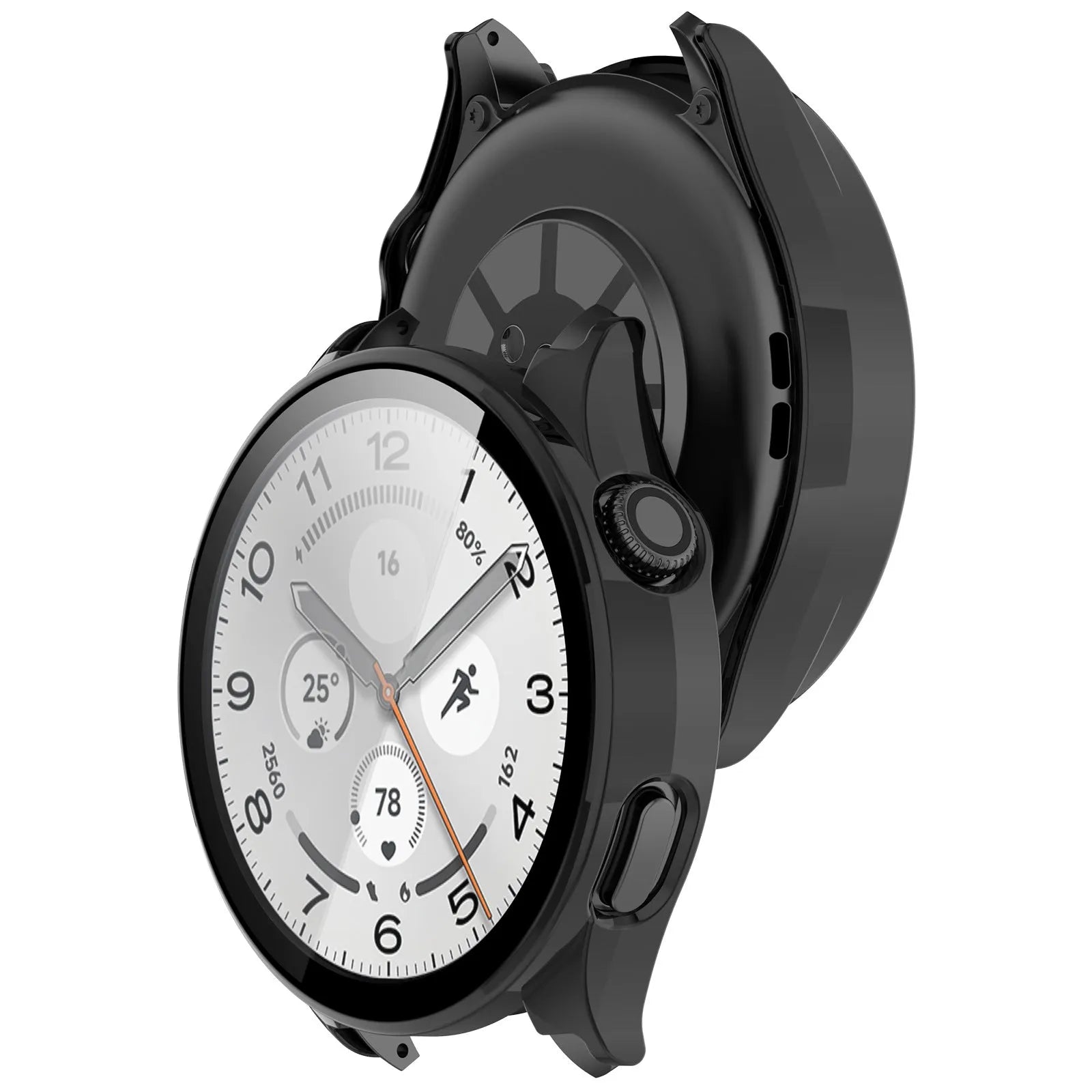 Xiaomi Watch 5 PC Hardcase mit Glas (Schwarz)