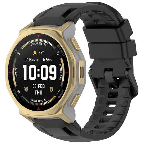 Amazfit T-Rex 3 Pro - 44mm Silikonarmband (Schwarz)