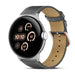 Google Pixel Watch 4 - 45mm Modernes Lederarmband (Schwarz)