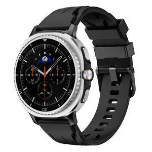 galaxy watch 8 race silicone band black