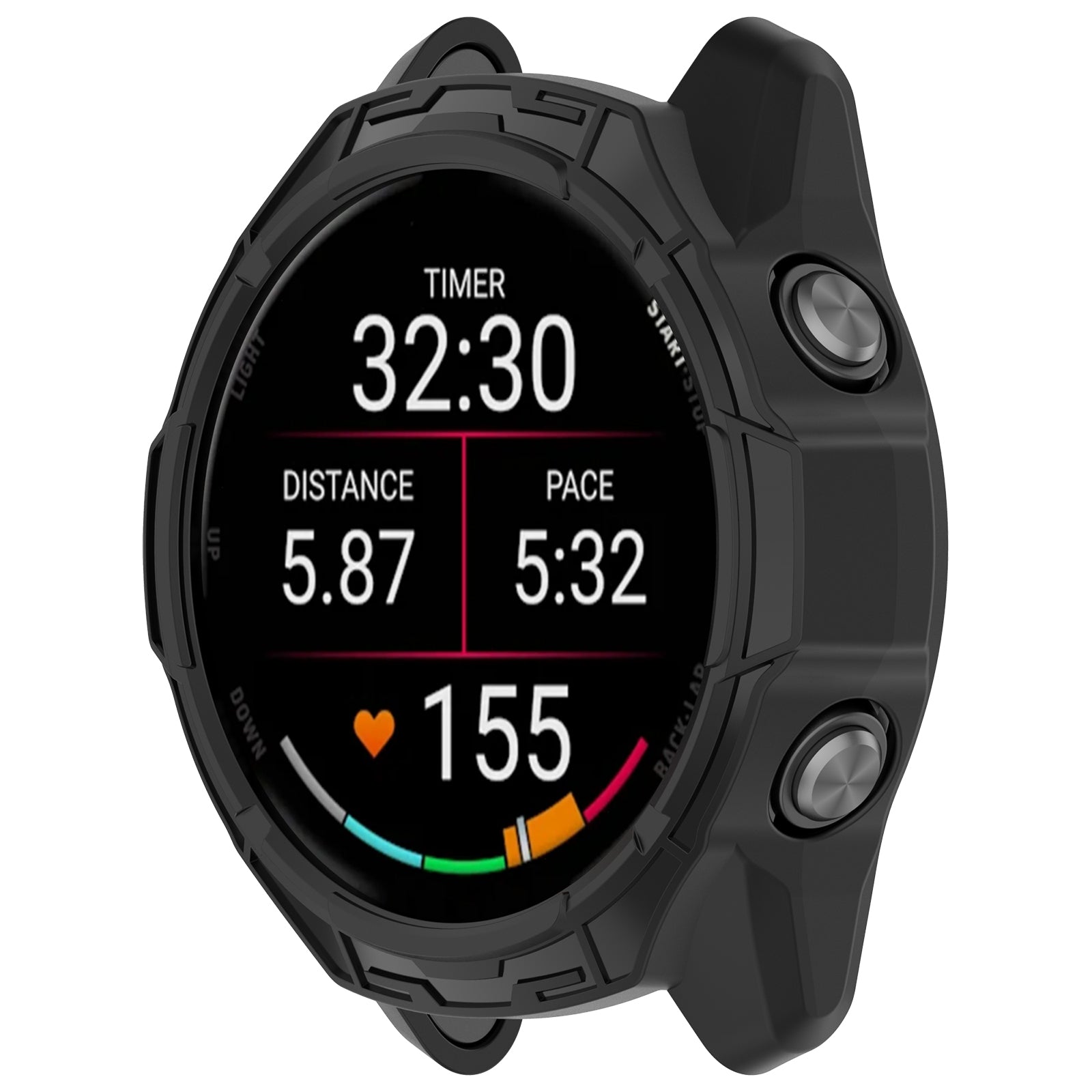 Garmin Forerunner 70 Robuste TPU Hülle (Schwarz)