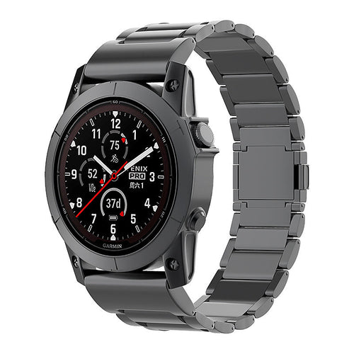 Garmin Instinct Magnetic Titanium Strap (Black)