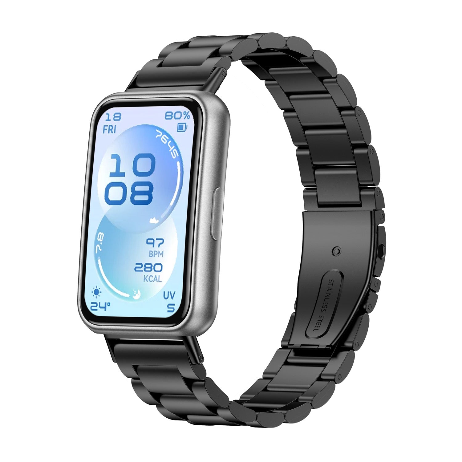 Huawei Band 11 Stahlarmband (Schwarz)