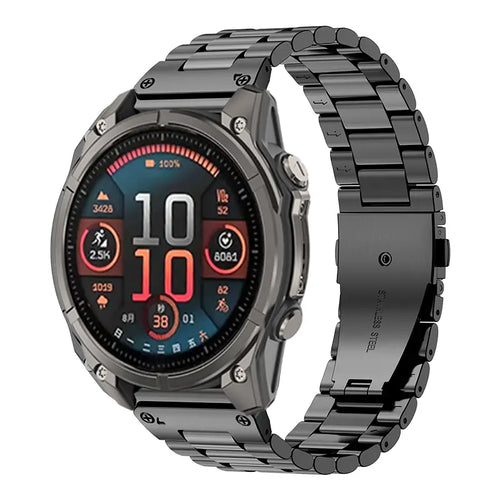 Garmin Instinct 2s Premium Stahlarmband (Schwarz)