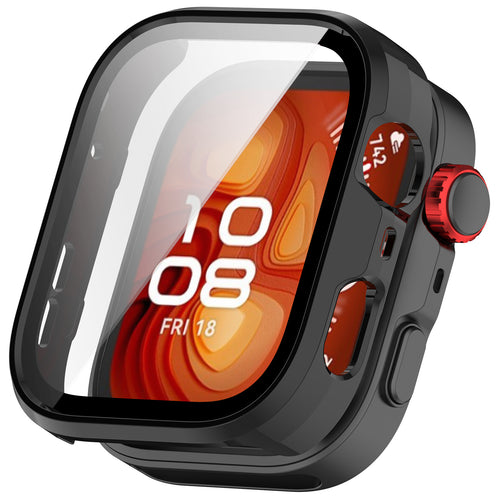 Huawei Watch Fit 4 Pro Hard Case mit Glas (Schwarz)