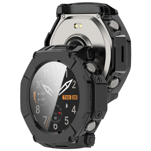 Amazfit T-Rex Ultra 2 PC Case with Glass (Black)