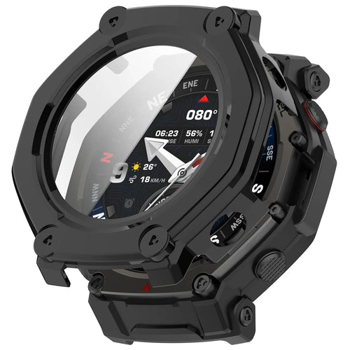 Amazfit T-Rex 3 Pro - 44mm PC Hardcase mit Glas (Schwarz)