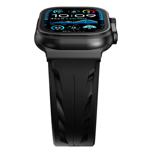 Apple Watch Race Silikonarmband (Schwarz)