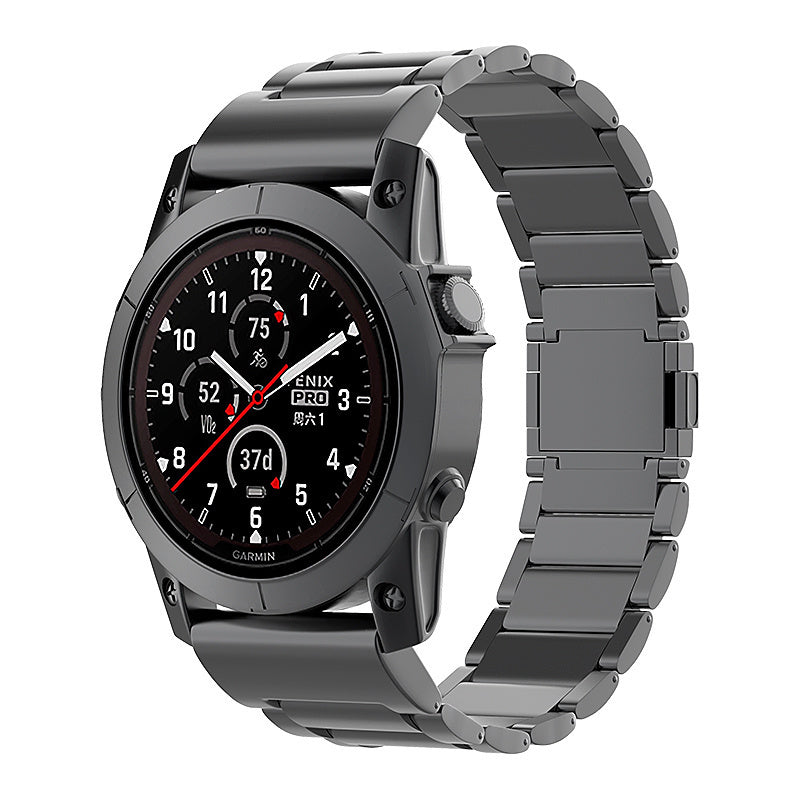 Garmin Fenix 8 - 47mm magnetisches Titanarmband (Schwarz)