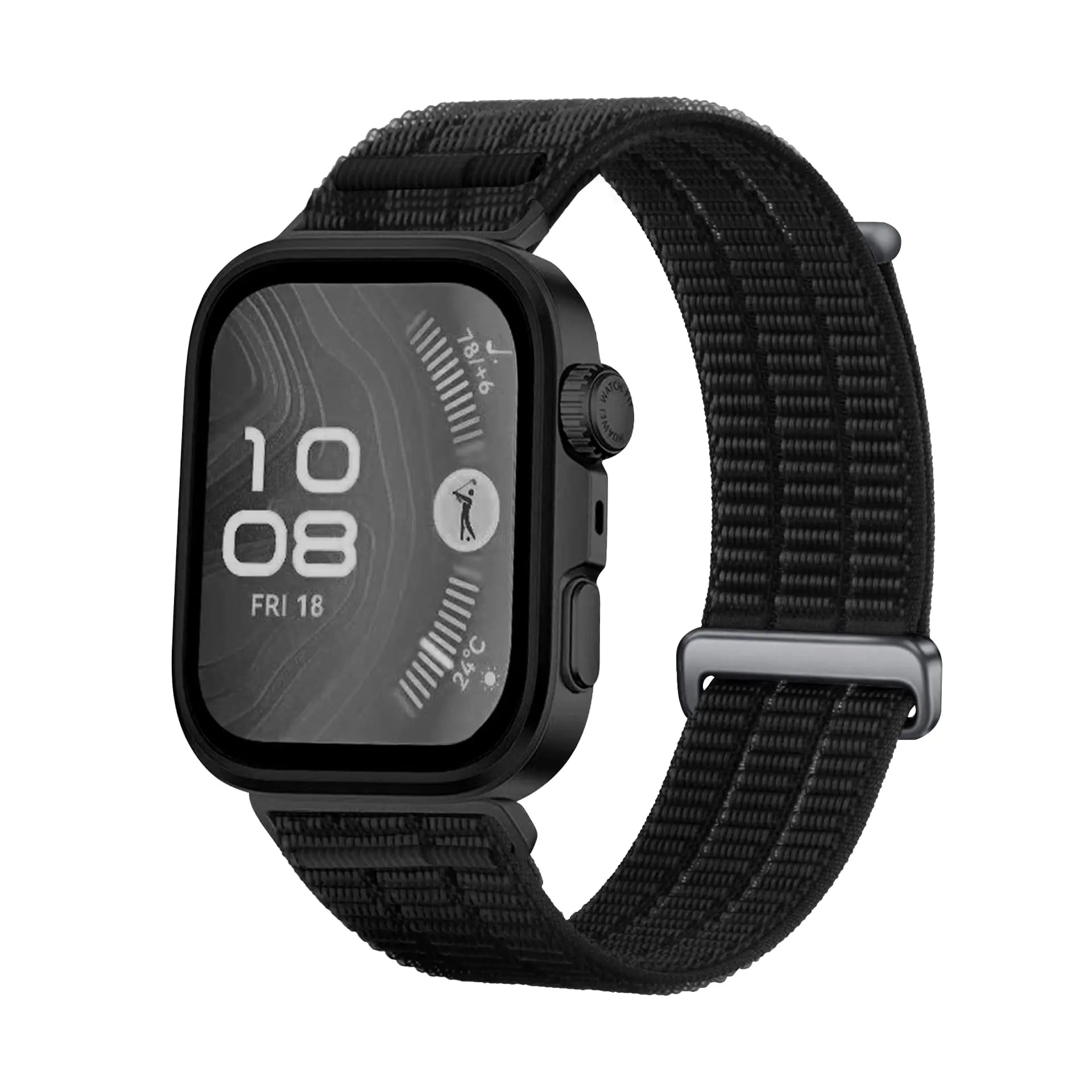 Huawei Watch Fit 5 Nylon Air Armband (Schwarz)