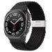 Samsung Galaxy Watch Ultra 2 Geflochtenes Nylonarmband (Schwarz)
