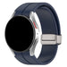 Samsung Galaxy Watch 6 Classic 43mm Silikonarmband D-Schnalle (Dunkelblau)