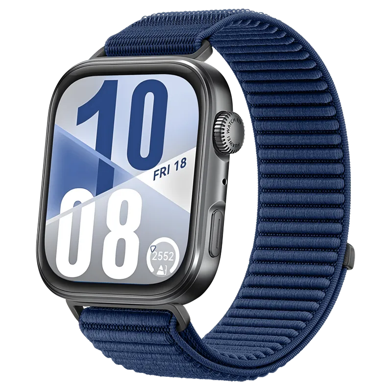 Huawei Watch Fit 4 Nylon Wave Strap (Blue)