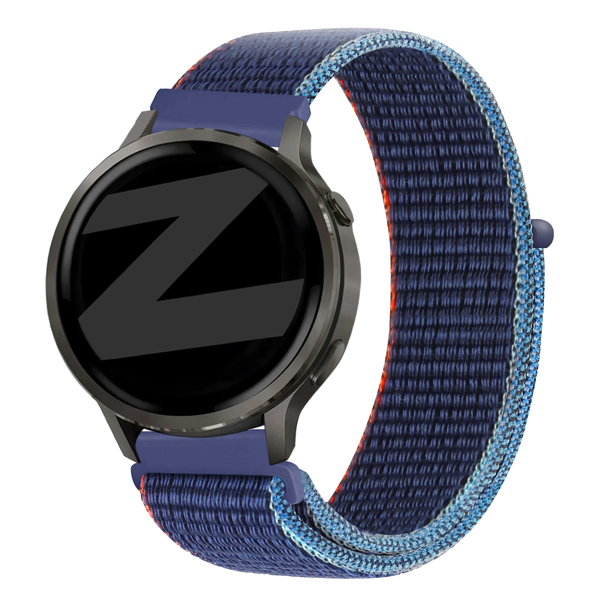 Bandz Garmin D2 Air X15 Nylon Loop Armband (Dunkelblau Mix)