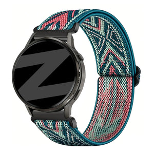 Bandz Amazfit Cheetah 2 Pro Elastisches Nylonband (Blau Mix)