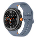 Samsung Galaxy Watch 9 - 44mm Silikonarmband (Graublau)