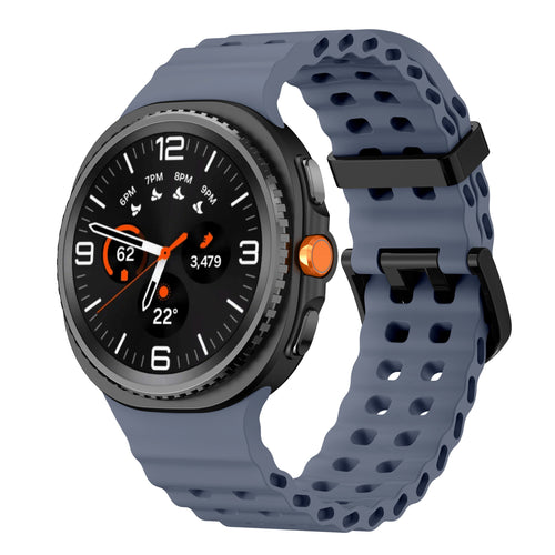 Samsung Galaxy Watch 8 Classic Ocean Armband (GrauBlau)