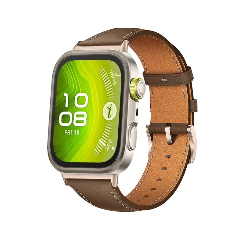 Huawei Watch Fit 3 Lederarmband (Braun)