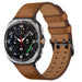 Samsung Galaxy Watch Ultra Double Pin Leather Strap (Brown)