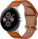 Google Pixel Watch 4 - 41mm Leder Schnallenarmband (Braun)