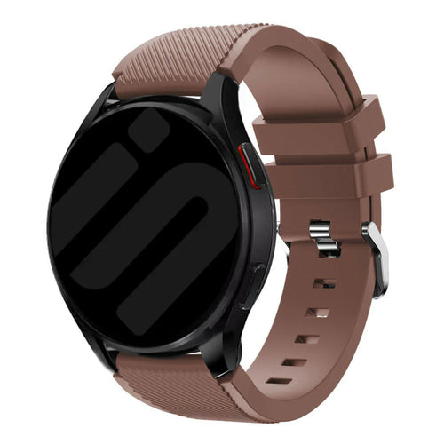 Amazfit GTR Mini Twill Silicone Strap (Brown)